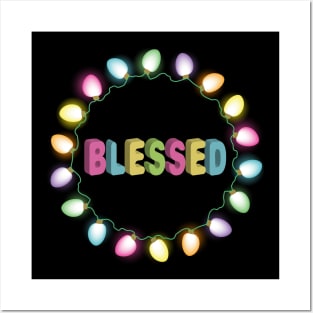 Blessed - Light Bulbs Posters and Art